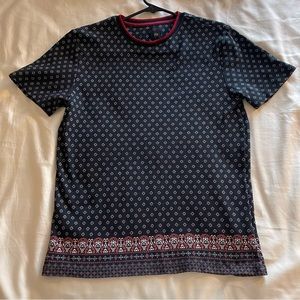 Patterned Crew Neck